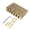 Golden, variant on Yihuala Multifuntional 6 String Electric Bass Bridge Bass Guitar Part Music Instrument Hardware Electric Bass Bridge for Guitar