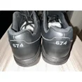 thumbnail image 3 of New Balance 674 Low Top Black Leather Casual Sneakers Men's Size US 10 Wide D, 3 of 6