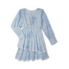 Theme By Ariella Girls' Tiered Dress with Lace Inset, Sizes 7-16