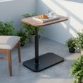 thumbnail image 2 of kowaku Bureau de Chevet pour Ordinateur Portable Base Stable Dessus Relevable Table d'Appoint Design Minimaliste Table en C Réglable pour Chambre, 2 of 10