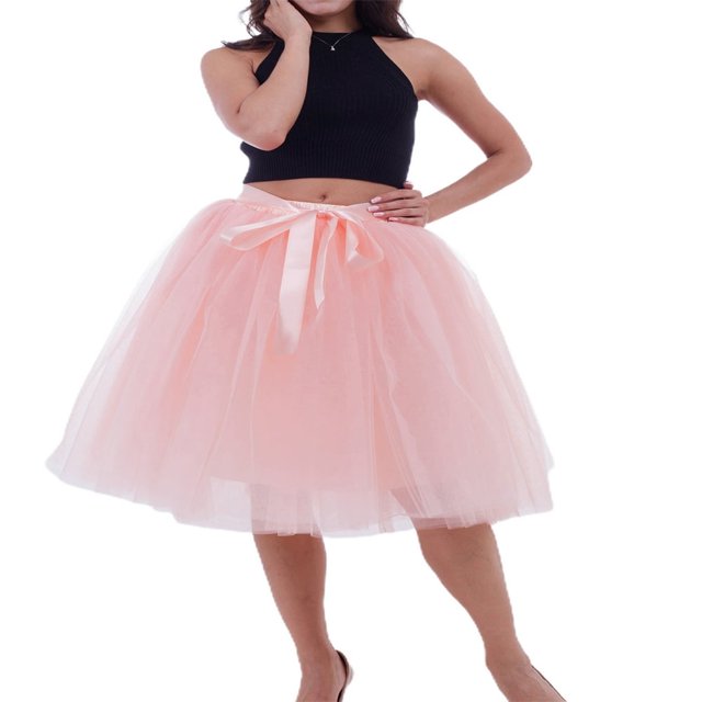 Femmes Filles Princesse Ballet Tulle Tutu Jupe Mariage Soirée Bal Rockabilly Mini Robe
