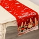 thumbnail image 2 of Billuyoard Navidad bandera Santa Claus camino de cubierta mantel decoración de Navidad ornamento no tejido comedor sala de estar Kits de decoración para fiestas Cuatro muñecas Billuyoard HA009478-01, 2 of 6