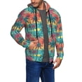 thumbnail image 2 of Naloa Hawaii Palms Men’s Hoodies, Zip up Hoodie, Sweatshirts,Hoodies for Men Sizes S-3XL-Small, 2 of 5