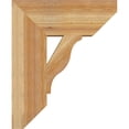 thumbnail image 3 of Ekena Millwork 6"W x 18"D x 22"H Funston Slat Rough Sawn Bracket, Western Red Cedar, 3 of 4