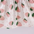 thumbnail image 5 of Odeerbi Baby Girl Clothes Girls Dresses Toddler Kids Sleeveless Strawberry Print Princess Dress Hat Outfits, 5 of 9