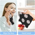 thumbnail image 7 of Coolnut Baseball Pattern Washcloths Towels, Highly Absorbent and Soft Cotton Face Cloths, 4 Pack Quick Dry Wash Cloths - 12 X 12 Inches Washcloth Gift, 7 of 7