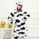 thumbnail image 3 of Conjunto de pijamas de franela para mujer, ropa de dormir cálida con dibujos animados de animales, mono bonito de rana, para invierno, 3 of 5