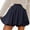 Navy-A, variant on QHFBli Boho Shorts for Women Ruffled High Waisted Skorts with Pockets Casual Puff Bubble Mini Skirts Going Out Cute Shorts
