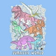 thumbnail image 2 of Infant's Jurassic World Colorful Dinosaurs Group  Bodysuit, 2 of 3