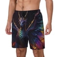 thumbnail image 1 of Fotbe Rainbow Wings Majestic Dragon Traje de Baño para Hombre – Shorts de Natación de Secado Rápido con Forro y Bolsillos-3X-Large, 1 of 6