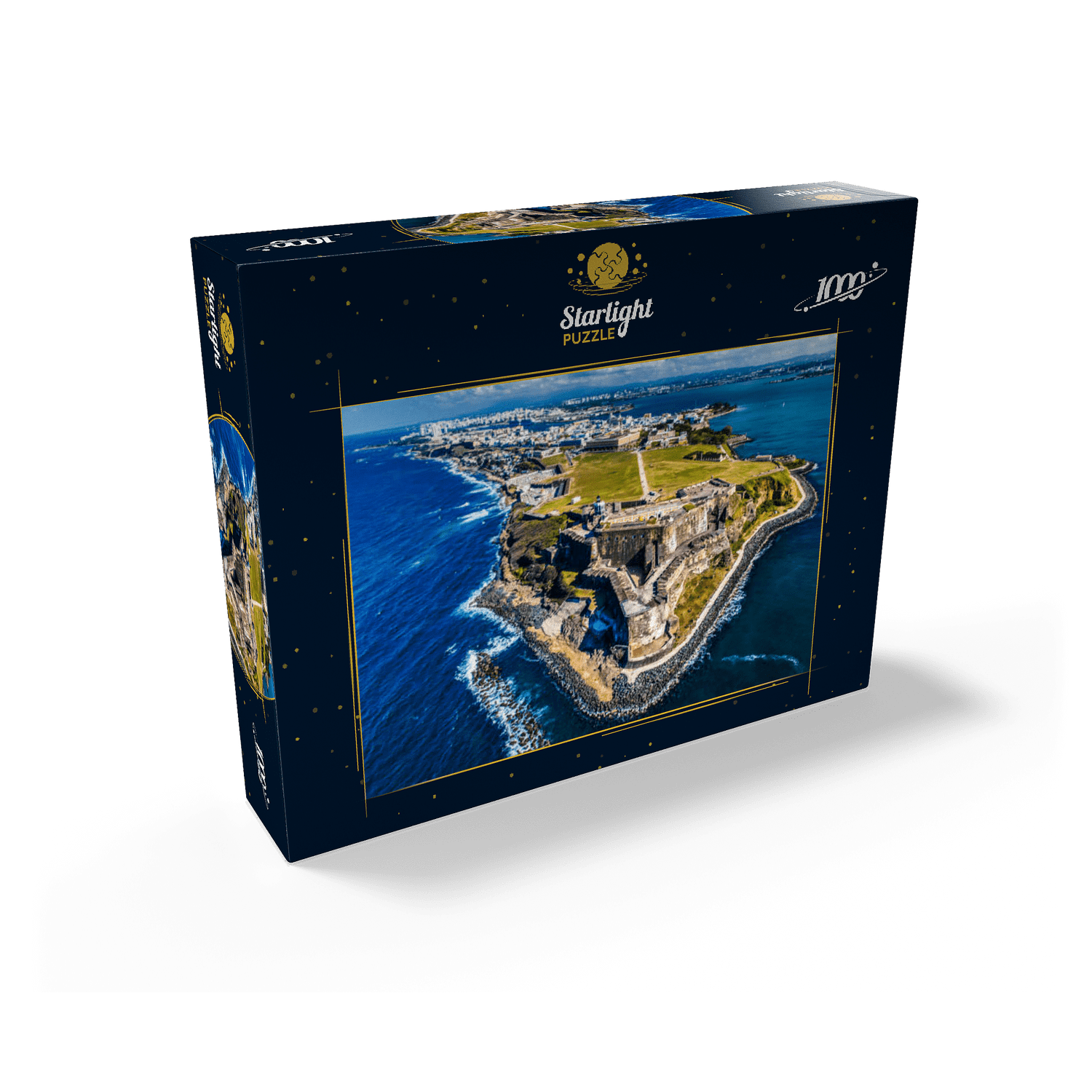 MyPuzzle - Aerial View Of The Castillo San Felipe Del Morro In Old San Juan, Puerto Rico - Premium 1000 Piece Jigsaw Puzzle for Adults