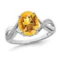 thumbnail image 1 of 2,00 carat (CTW) Argent Sterling Citrine Citrine Citrine Ringin, 1 of 4