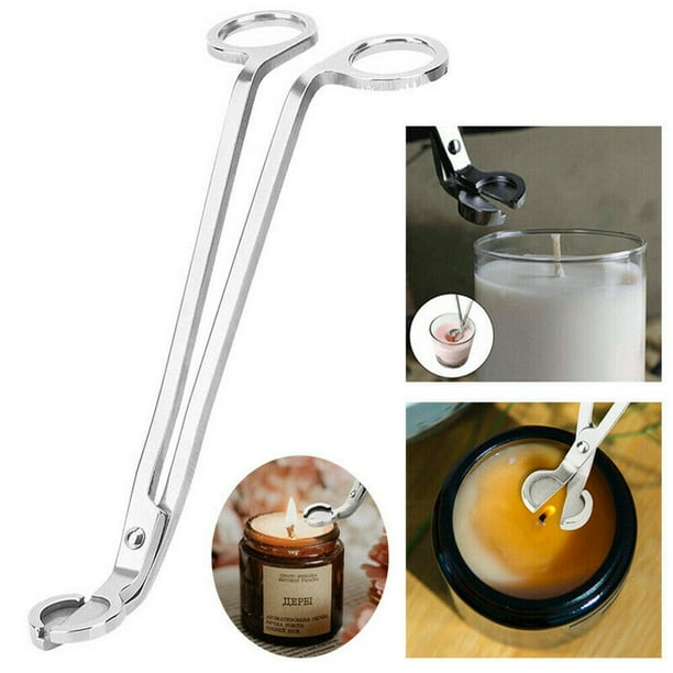 Candle Wick Trimmer, Polished Stainless Steel Wick Clipper Cutter