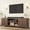 Walnut, variant on Garvee Fluted TV Stand for 80 Inch TV, Modern Entertainment Center with Storage, Media Console with Gold Handles & Fluted Doors, White