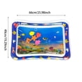 thumbnail image 2 of Pvc World Alfombra inflable para bebés 60 cm redonda Alfombra de agua con animales pequeños Juguetes sensoriales, 2 of 3