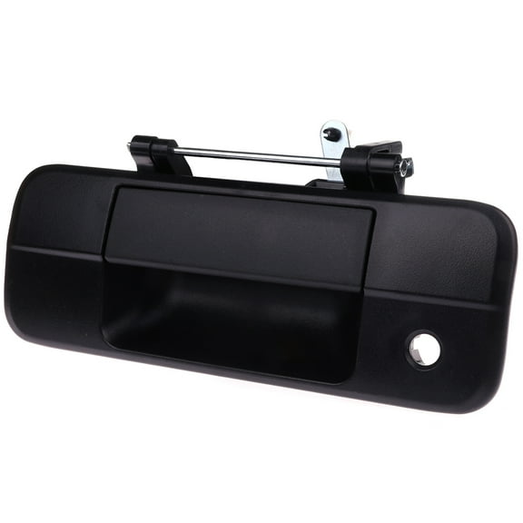 SCITOO Tailgate Handle Textured w/Keyhole fit 2007 2008 2009 2010 2011 2012 2013 for Toyota Tundra Black(1pc)