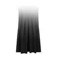 thumbnail image 4 of Hvot&aat Womens Summer V Neck Tank Dress Casual Tiered Ruffle Sleeveless Mini Dress Gradient Babydoll Dress, 4 of 4