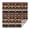 Geometric Stripe Black, variant on Geometric Arrow Red Pattern Square Tablecloth, Waterproof Wipeable Spillproof Washable Table Cover for Home Kitchen Party and Daily Decor 60"x60"