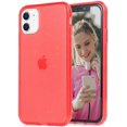 thumbnail image 1 of IBAOLEA Étui en Cristal Pailletée Compatible avec iPhone 11, Étui de Protection Transparente et Antichoc pour Femmes Filles (6.1 Pouces) 2019 Rouge Pailleté, 1 of 7