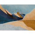 thumbnail image 2 of Urban Road 32x25 Black Ornate Wood Framed with Double Matting Museum Art Print Titled - Blue Mountains, 2 of 4