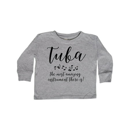 

Inktastic Amazing Tuba Gift Toddler Boy or Toddler Girl Long Sleeve T-Shirt
