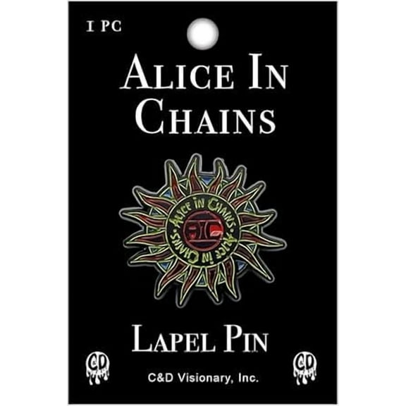 Alice In Chains Sun Logo 1.25" Lapel Pin