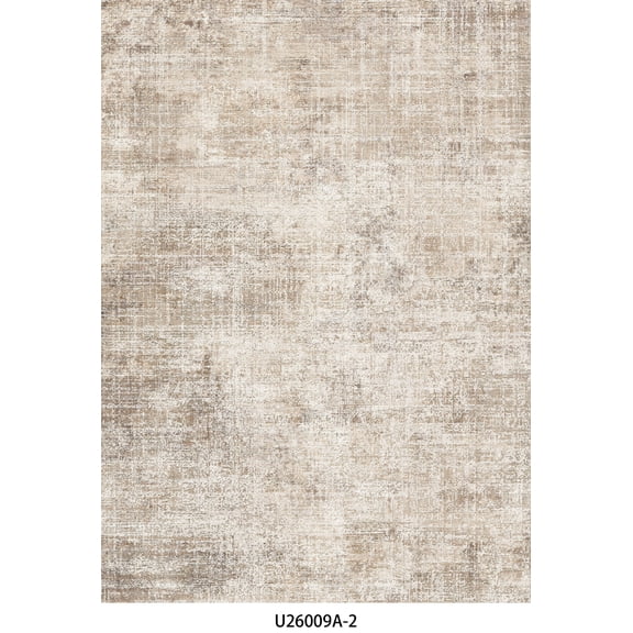 MICGEEK 2X3 Washable Area Rugs for Living Room, Modern Abstract Printed Rug, Vacuum-Friendly, Non Slip Indoor Rug for Bedroom Dining Room Home Decor Carpet, Brown