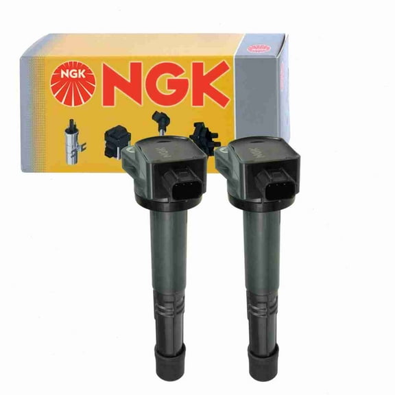 2 pc NGK 48980 Ignition Coils for 178-8478 2505-425451 30520-R40-007 36-8164 673-2313 921-2149 E1102 GN10369 IC692 UF-602 UF602 Spark Plug Wire Boot Fits select: 2010-2014 HONDA CR-V