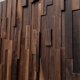 thumbnail image 4 of Panel de listones de madera de nogal negro de alta gama para clientes de Arabia Saudita, panel de madera 3D de 80 x 20 cm para decoración de pared para fondo artístico, 4 of 5