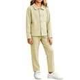 thumbnail image 5 of Lovzfmll Loungewear Set for Boys & Girls, Plaid Fleece Top & Pants, Cozy Home Wear for Little Girls, 7-8 Years, 5 of 7