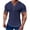 Navy, variant on Oxford Shirt for Men Short Sleeve Casual Shirts V Neck Regular Fit Tops Dress Shirts for Hiking Fishing, Summer Wedding Shirt with Pocket Flex Relaxed Men's Shirts
