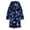 Navy, variant on Dakiuu Boys Girls Bathrobes Todder Boys' Girl'S Fleece Hooded Flannel Robe Childrens Plush Soft Pajamas Sleepwear for Kids with Pockets 2-12 Years