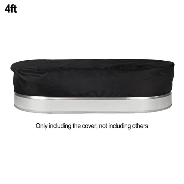 Couverture de Spa de Piscine 4 Pieds/6 Pieds/8 Pieds, Couverture de Réservoir Ovale pour Bain de Glace, Couverture de Réservoir