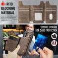 thumbnail image 6 of Allytechgroup 2 In 1 Wallet Case for Apple iPhone 16, Compatible with Mag-safe Detachable 7 Cards Holder RFID Blocking Shockproof Premium PU Leather Phone Case Cover for Women Men, Coffee, 6 of 8