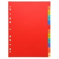 thumbnail image 1 of MIANGASTORE Colored Binder Divider A4 Notepad Divider Tab Notebook Index Divider Page Divider for DIY, 1 of 8