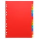 thumbnail image 1 of GOOHOCHY Separador para carpeta A4, separador de hojas sueltas, separador de carpeta perforada, marcador de bloc de notas, 1 of 8