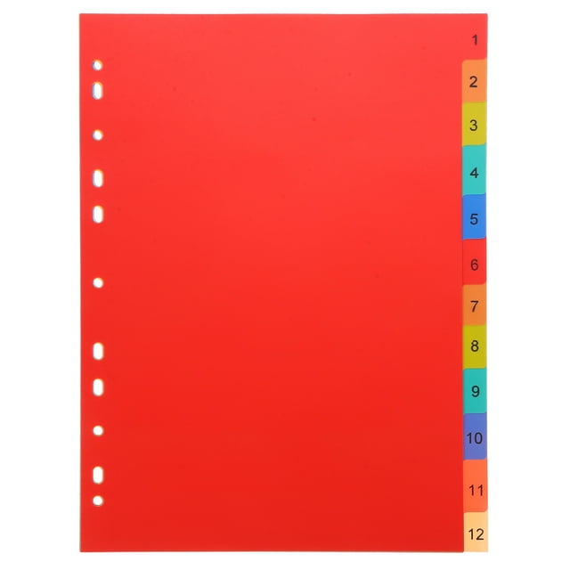 Divider for Binder A4 Divider Loose-leaf Page Marker Punched Binder Divider Notepad Marker