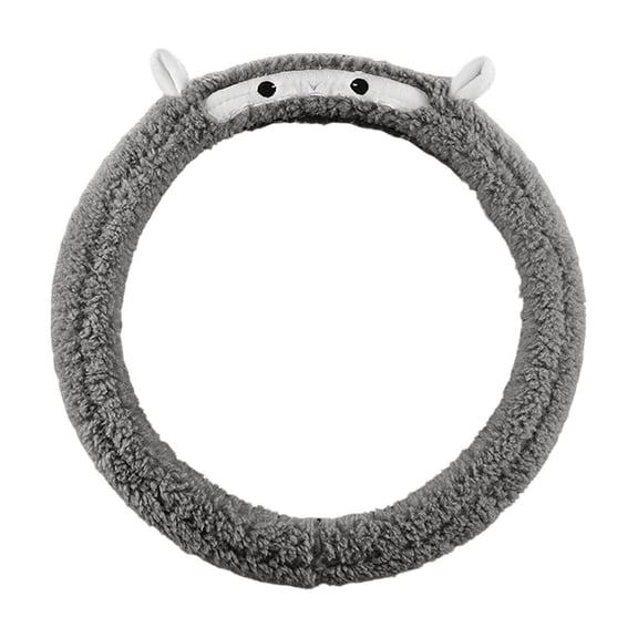 SBYOJLPB Car Steering Wheel Cover Winter Imitation Mink Furry Steering Wheel Cover Soft Warm Non-Slip Car Decoration for Men Women