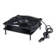 thumbnail image 1 of Ventilador USB para PC, ventilador electrónico negro para refrigeración de gabinetes, cajas, receptores e invernaderos. 12 cm, 1 of 9