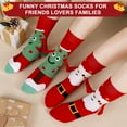 thumbnail image 6 of Bocaoying 2 Pairs Christmas Socks and 2pcs Christmas Gift Bags, Magnetic Hand Holding Socks, Funny Magnetic Suction 3D Doll Design for Christmas and New Year, 6 of 8