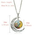 thumbnail image 3 of Jewelry VerPetridure Star and Moon Night Time Gemstone Necklace Hollow Moon Pendant for women jewelry, 3 of 4