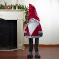 thumbnail image 2 of Northlight 59" Red and Grey Santa Gnome Christmas Figurine, 2 of 3