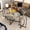 Grey, variant on MIERES Coffee Table Set of 3,Modern Faux Marble Top with Golden Frame,1 Coffee Table & 2 Accent Table, Living Room Table Set, for Apartment,Office and So on-White & Gold