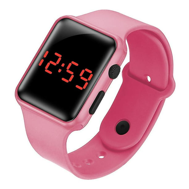 Led watch pink deals