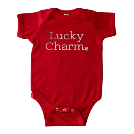 

Inktastic Lucky Charm with 4 Leaf Clover Gift Baby Boy or Baby Girl Bodysuit