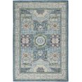 thumbnail image 2 of Nourison Global Vintage French Country Ivory Light Blue 5'3" x 7'6" Area Rug, (5' x 8'), 2 of 8