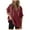 Wine, variant on Itsame Lightweight Hoodies for Women Hood Sweatshirts Pullover Crew Neck Solid Color Long Sleeve Sportswear Hot Pink Size 2XL