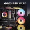 thumbnail image 4 of Ventilador Corsair iCue Link LX120-R RGB 120 mm PWM inverso negro, 4 of 9