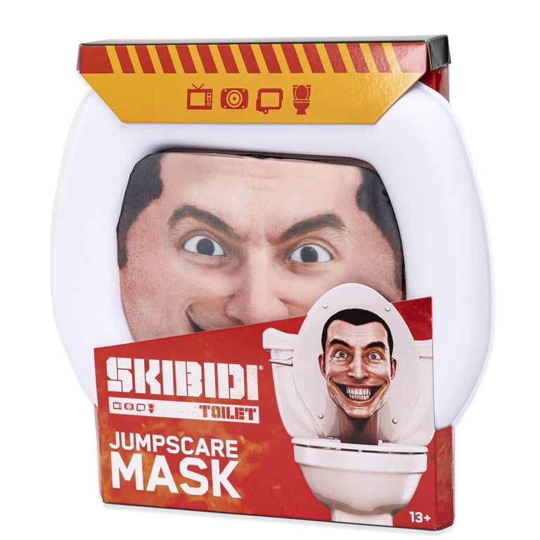 Skibidi Toilet Jumpscare Mask, Ultimate Jumpscare Mask Ages 13+