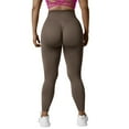 thumbnail image 5 of Yoga Women Leggings 2025 Women's Solid Color Seamless Fashion Tight Sports Pants Butt Lifting Fitness Pants Workout Leggings for Women 4 Way Stretch No See Through Tummy Control Workout Yoga Pants, 5 of 7